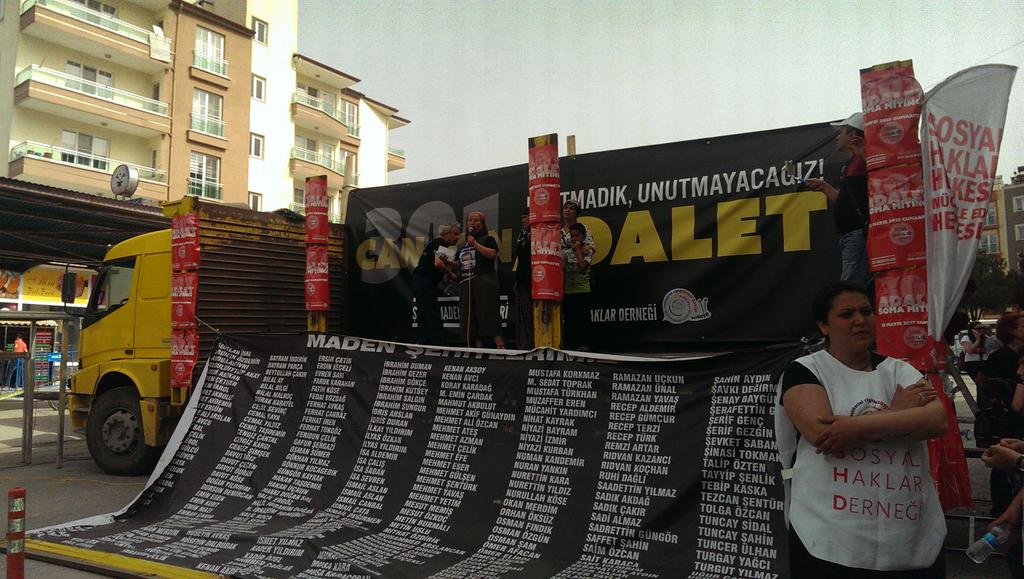 Soma katliamı Soma ve İstanbul’da anıldı
