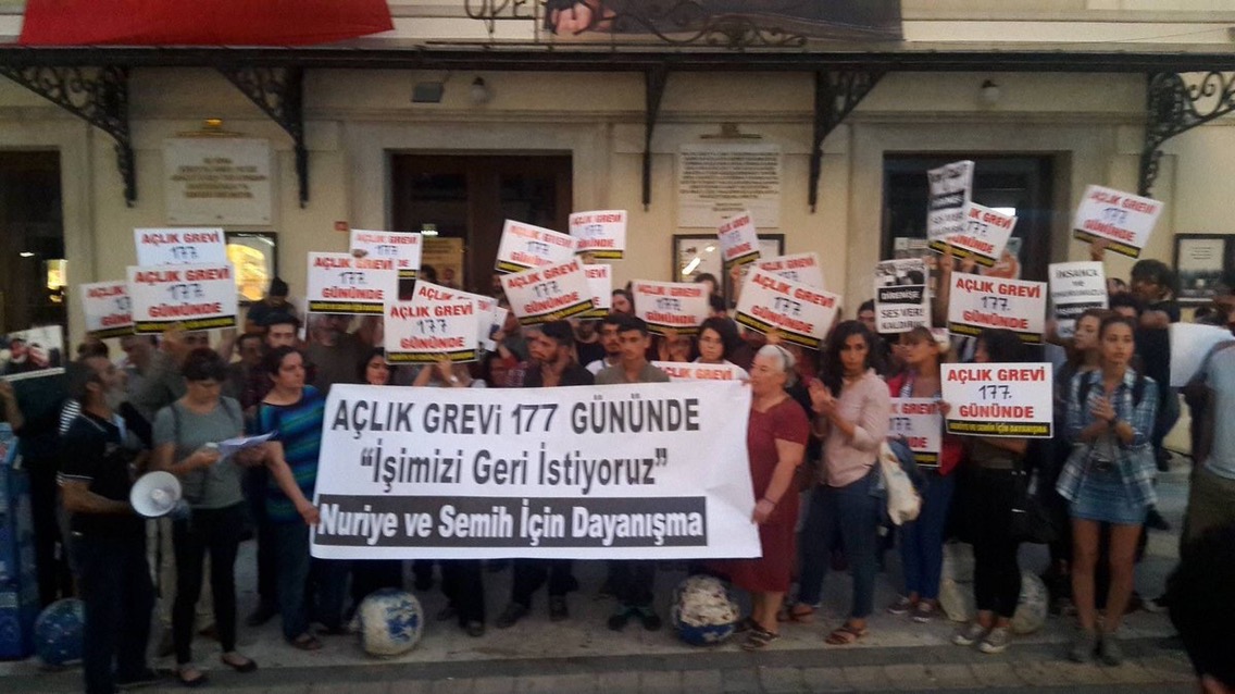 Nuriye ve Semih için Kadıköy eylemleri sürüyor