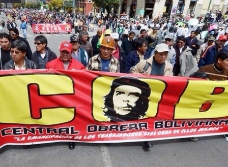 Bolivta: COB 24 Saatlik Genel Grev Düzenledi