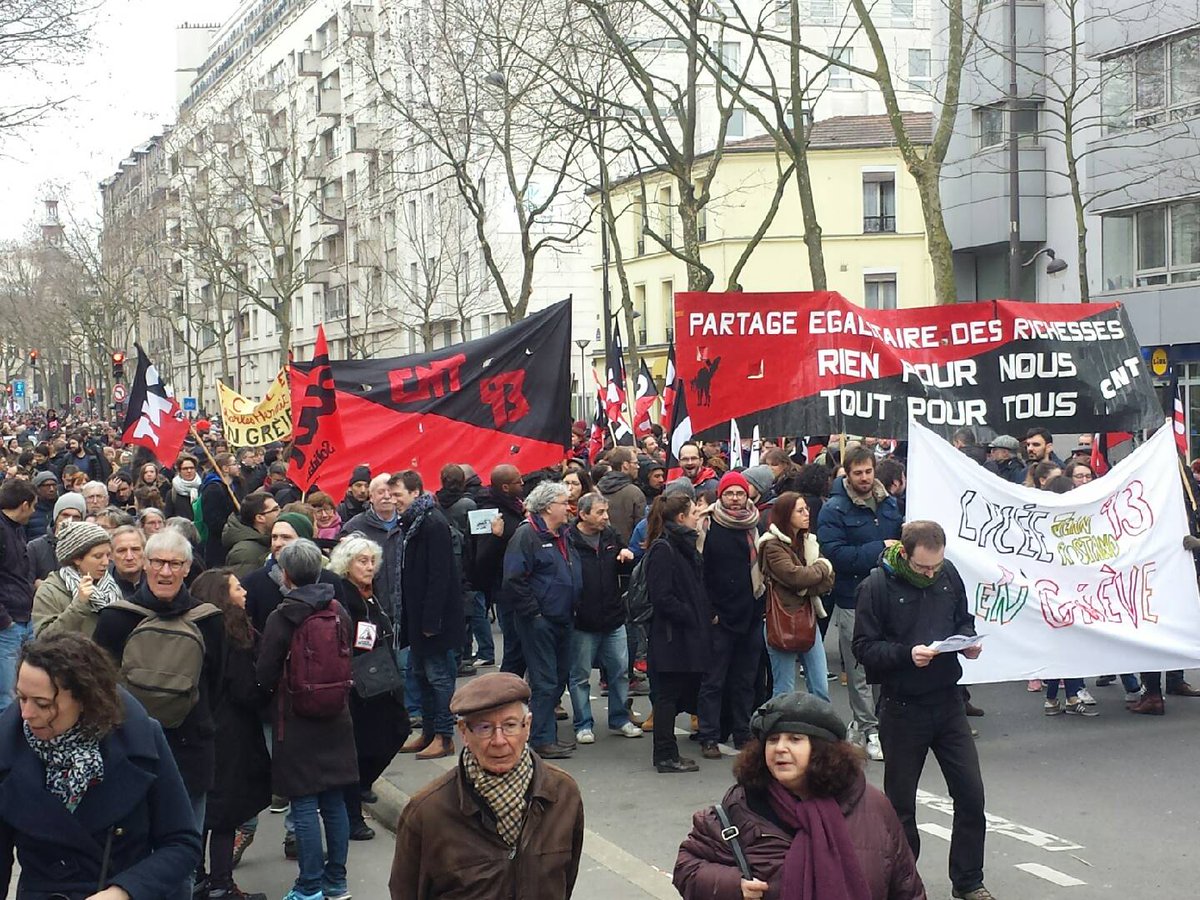 Fransa’da emekçiler neoliberal saldırılara karşı ayakta: Grev, işgal, eylem