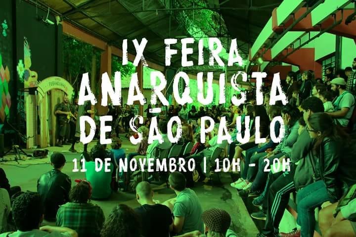 9. Brezilya Anarşist Kitap Fuarı 11 Kasım’da Sao Paulo’da