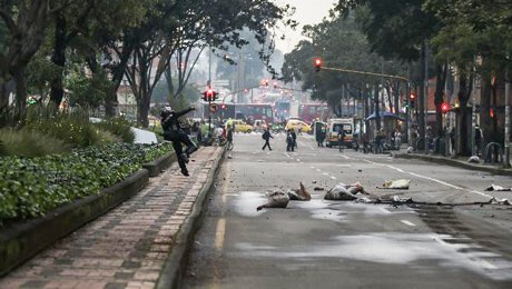 Kolombiya’da öğrencilerin eylemine polis saldırısı