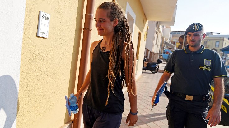 Göçmenleri kurtaran kaptan Carola Rackete için serbest bırakma kararı