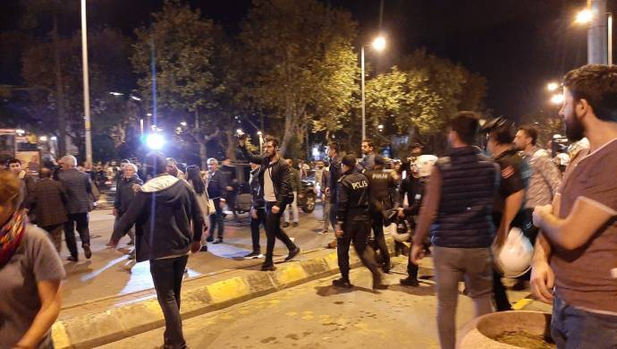 Kadıköy’deki 10 Ekim eylemine ‘katil devlet’ saldırısı