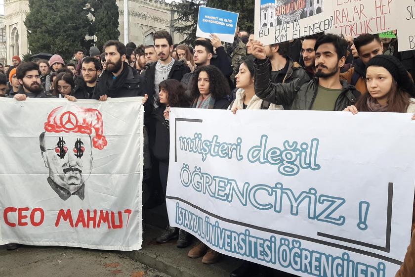 İstanbul Üniversitesi öğrencileri yemek hakkı için eylemlerine devam ediyor
