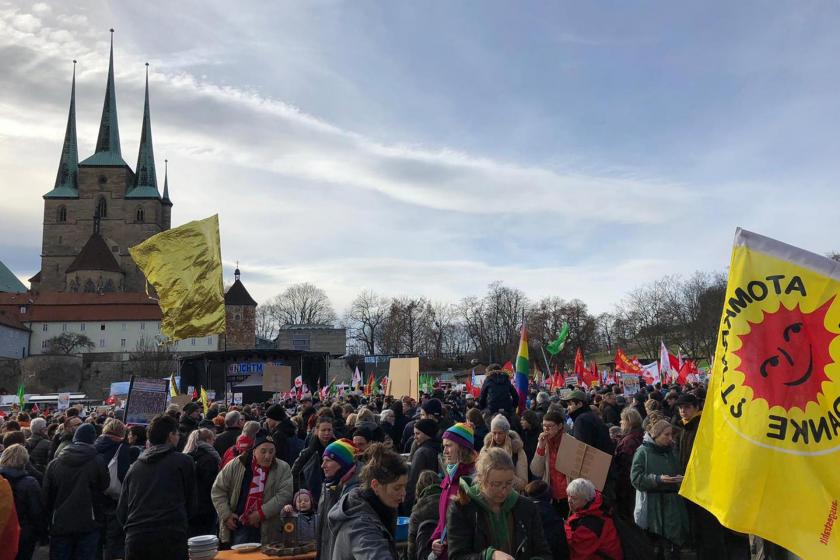 Almanya’da ırkçı AfD’ye karşı miting düzenlendi