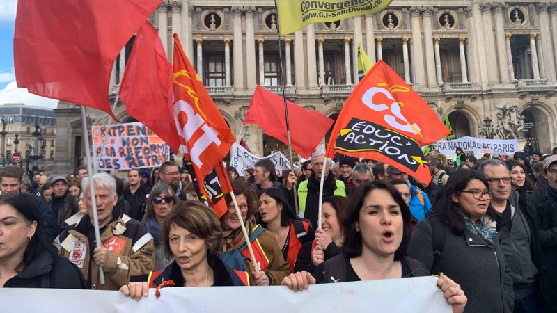 Fransa’da ’emeklilik reformu’ ulusal mecliste görüşülürken eylemler devam ediyor