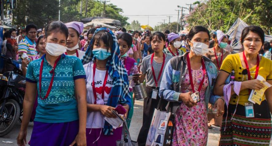 Myanmar’da işten çıkarmalara karşı grevler
