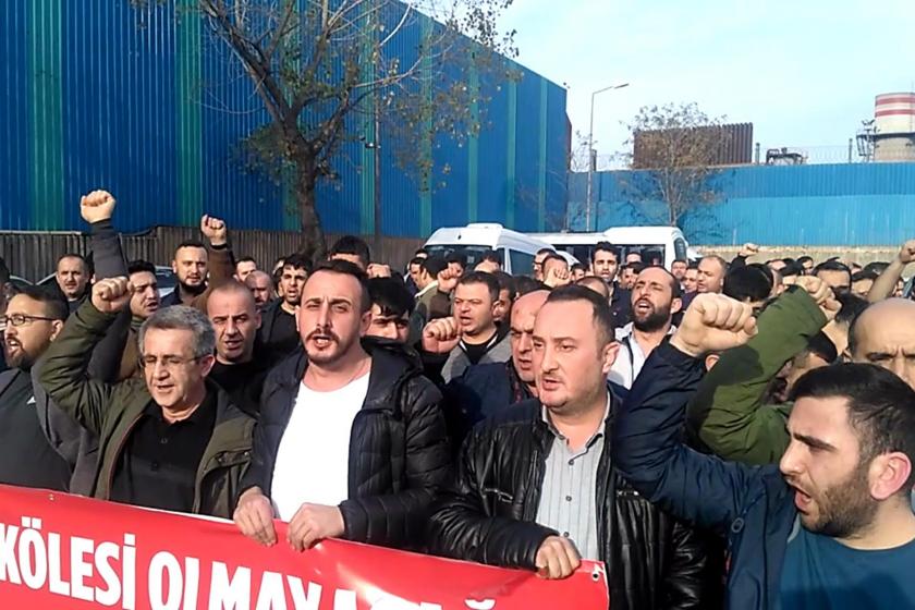 Sarkuysan elektronik fabrikasında koronavirüs vakasının çıkması sonrası işçiler patronun tehditine rağmen greve başladı