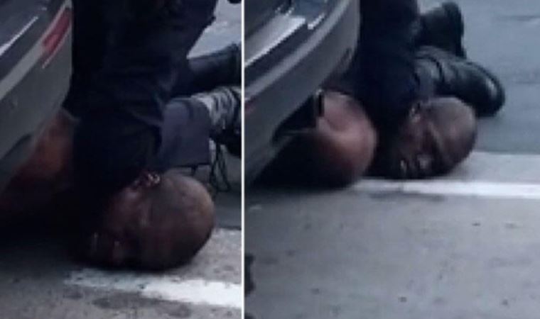 ABD’de polis bir siyahı boğarak öldürdü