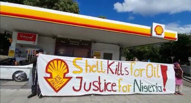 İklim aktivistlerinden Avrupa’nın pek çok kentinde Shell karşıtı eylemler