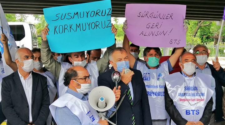 BTS’nin sürgünlere karşı dört koldan başlattığı yürüyüş Ankara’da son buldu