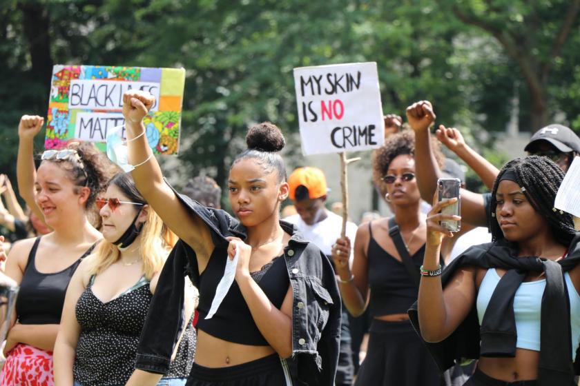 “Black Lives Matter” hareketi Stuttgart’ta üçüncü eylemini gerçekleştirdi