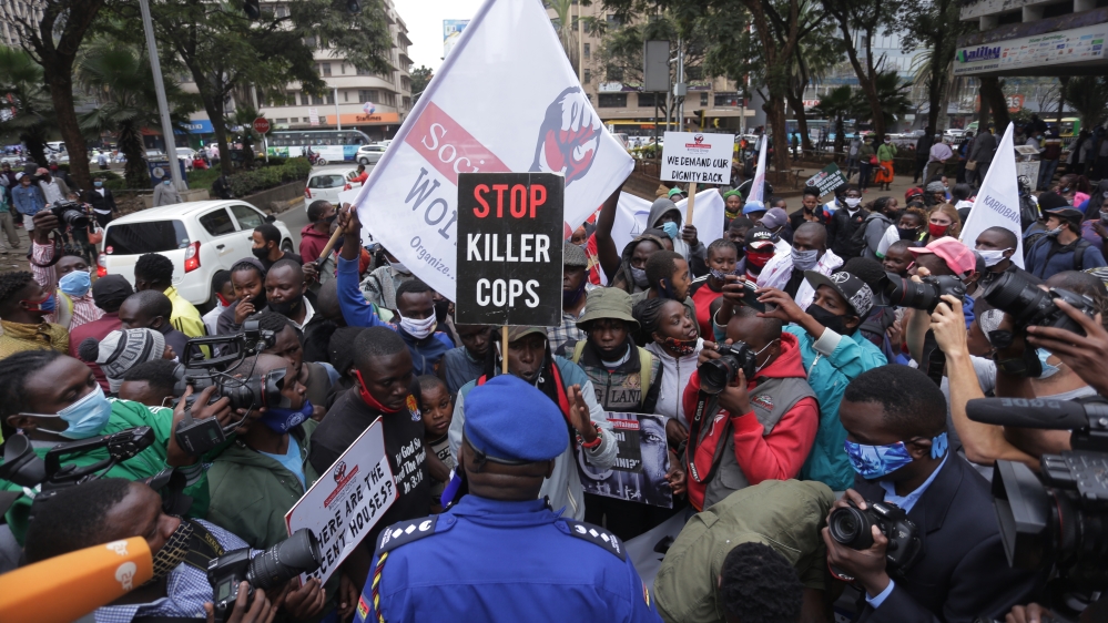 Kenya’da polis şiddetine karşı gerçekleştirilen eyleme polis saldırdı