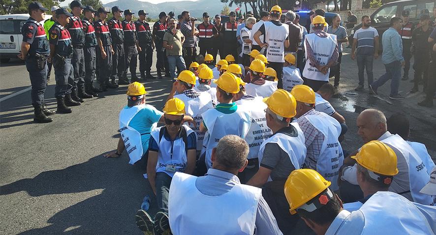 Somalı maden işçileri tazminatları için oturma eylemi başlattı