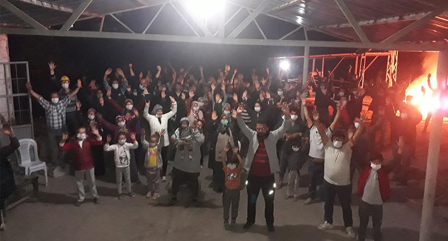 Soma ve Ermenek’te Uyar Madencilik tarafından hakları gasp edilen işçilerin direnişi sürüyor