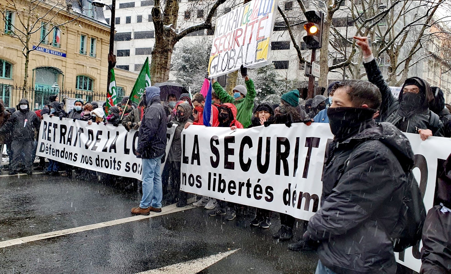 Fransa’da Global Güvenlik Yasası’na karşı eylemler devam ediyor