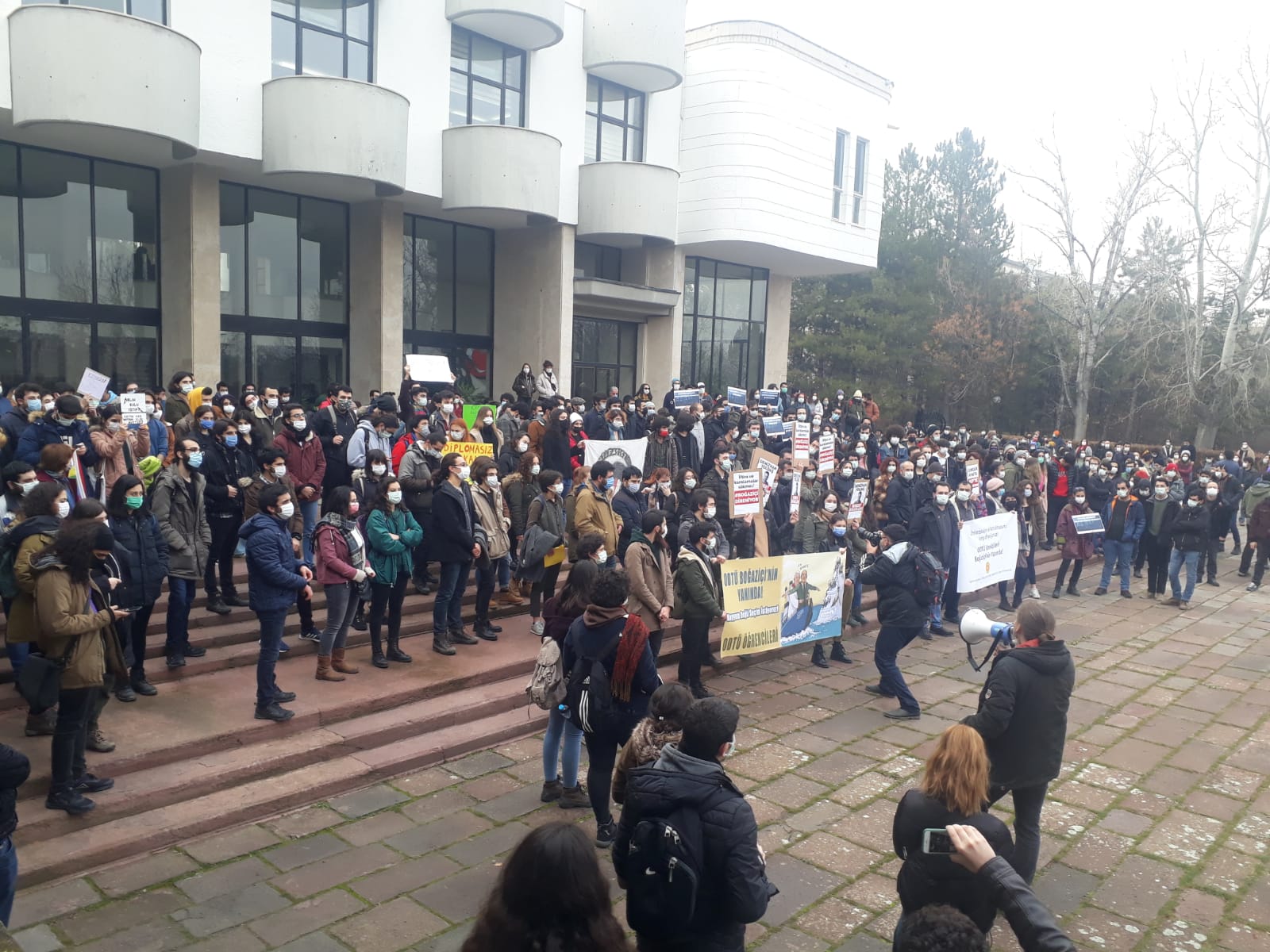 Boğaziçi Üniversitesi’nin ardından ODTÜ’de de rektör atamalarına karşı eylem