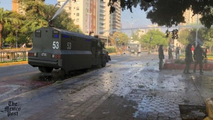 Şili’de sokak sanatçısı Francisco Martínez Romero’nun polis tarafından öldürülmesi sonrasında başlayan eylemler sürüyor
