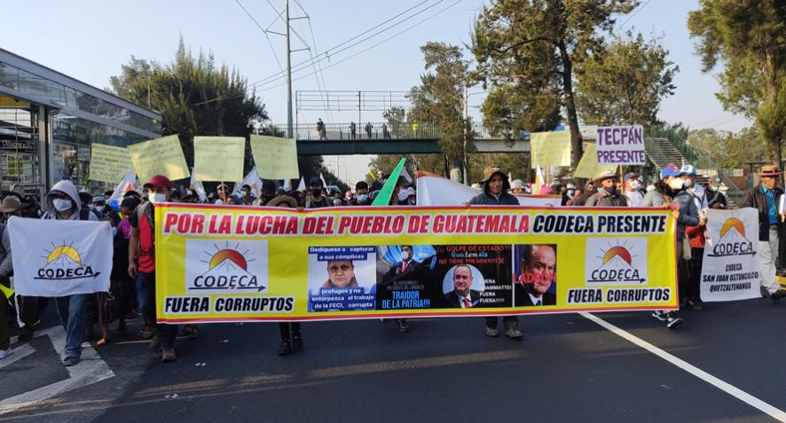 Guatemala’da tarım işçileri doğal kaynakların yağmalanmasına karşı eylem gerçekleştirdi