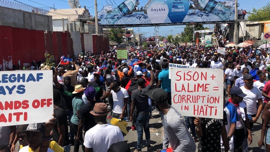 Haiti’de devlet başkanı Jovenel Moïse’nin görevden ayrılması talebiyle başlayan eylemler sürüyor