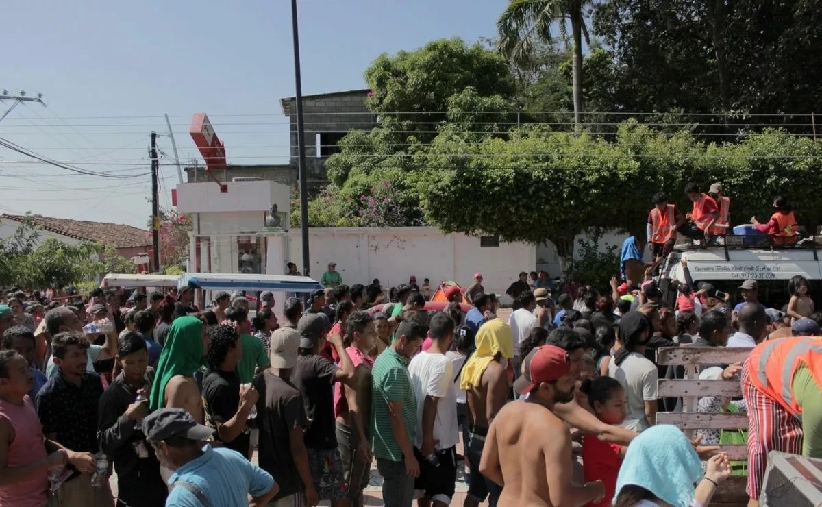 Meksika’nın Guatemala sınırından yola çıkan yeni göçmen kafilesi ABD sınırına ulaşmak için yürüyüşe başladı