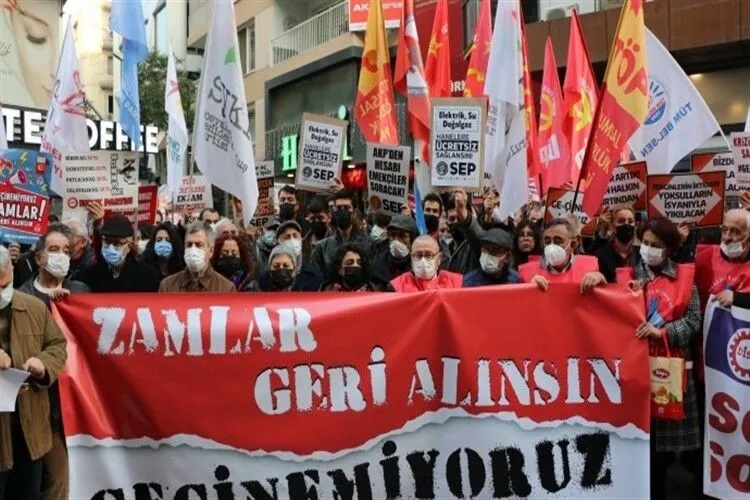 Derinleşen ekonomik krize karşı İzmir, Kocaeli ve Bursa’da eylemler