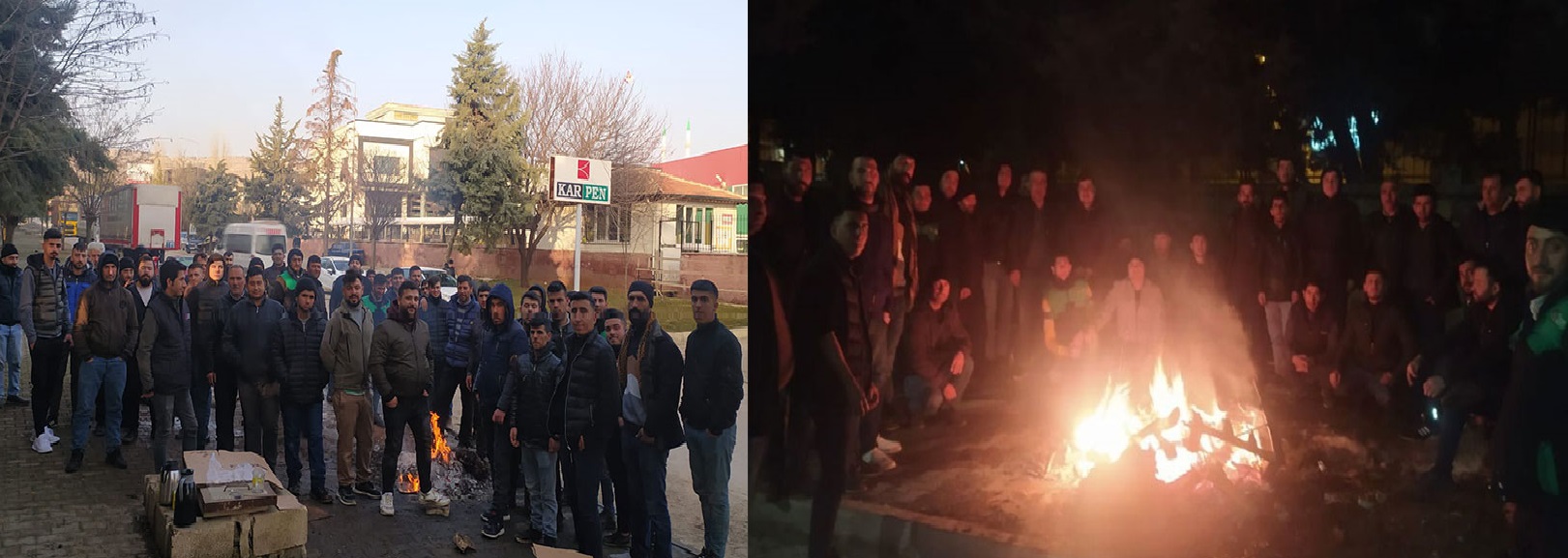 Antep’te bulunan Karpen ve Özkaralar BCF fabrikalarında işçiler fiili greve başladı